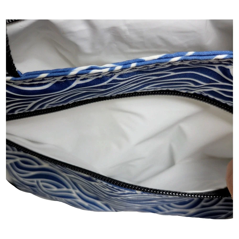 SCOUT The Breakers Palm Beach Blue Wave Insulated Picnic Lunch Tote Bag EUC
